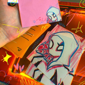 Gwen Stancy coolste Postkarte x Spiderverse