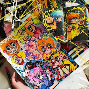 Scott Pilgrim x Ramona Flowers x silly colorful vibes