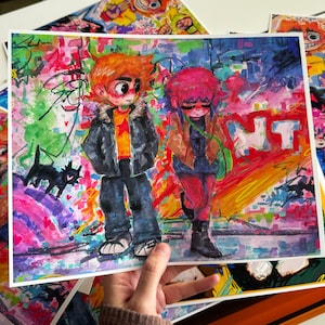 Scott Pilgrim x Ramona Flowers PRINT