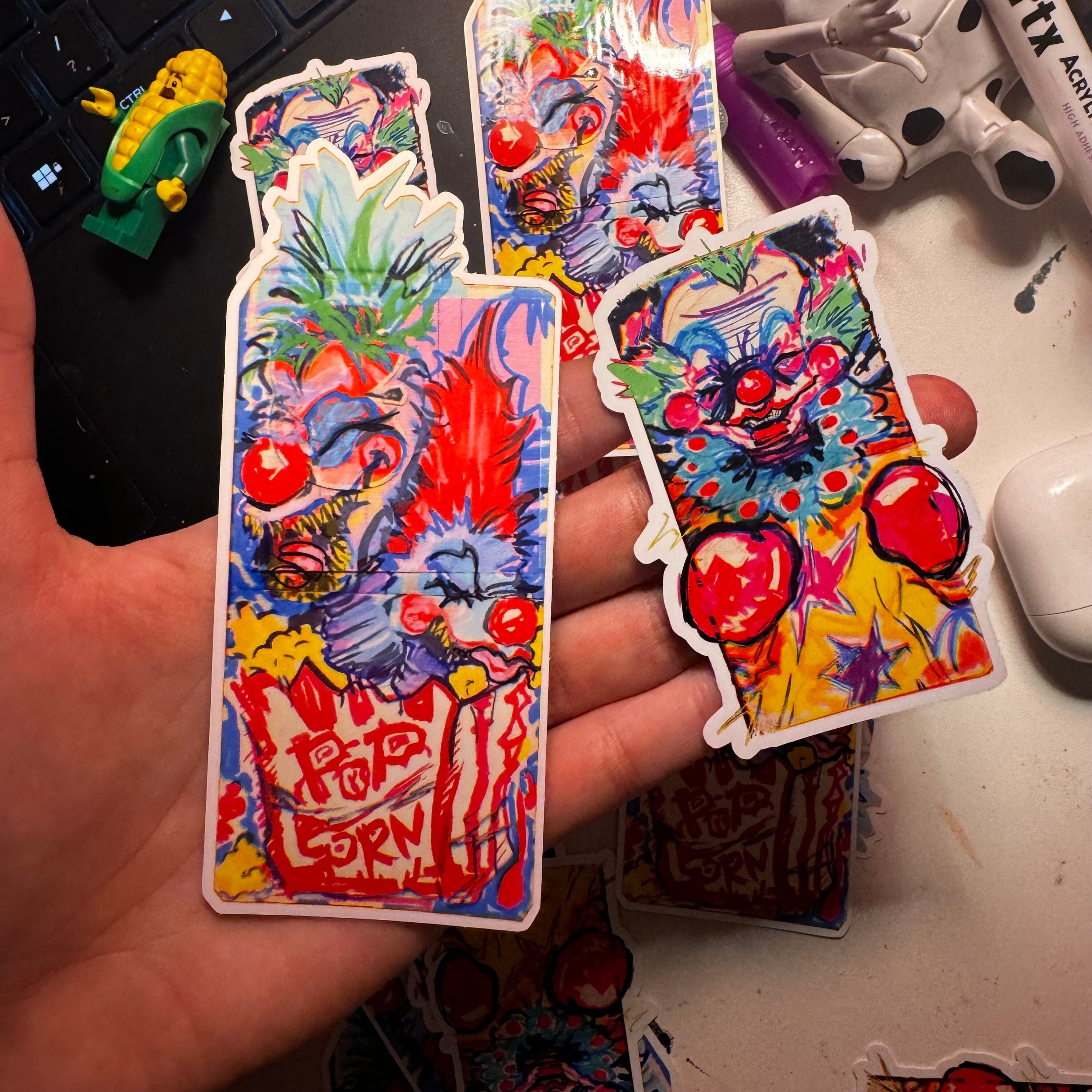 KILLER KLOWNS stickerpack coolest colorful stickers x clowncore supremacy