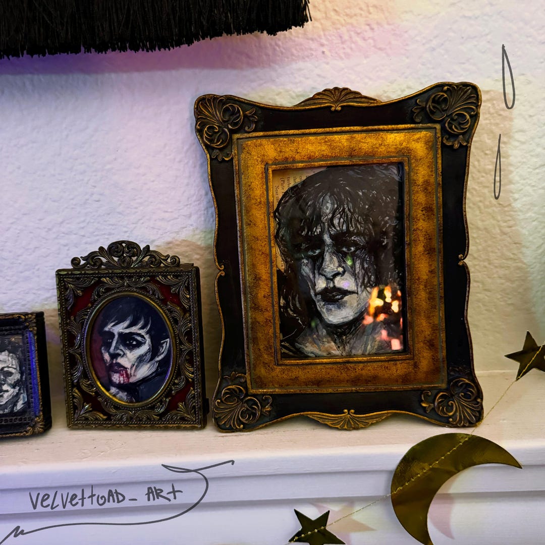 The Crow (1994) Framed Art: Gothic Spooky Home Decor - Etsy