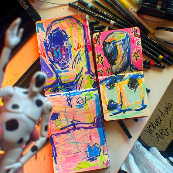 Spiderverse Spot Fanart: Colorful Stickers & Posters