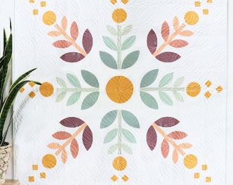 Florally Quilt Pattern - PDF Digital Download