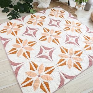 Bloom And Glow Quilt Anleitung - PDF Digital Download