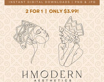 Moderne Hmong minimale doorlopende lijntekeningen | Vrouw meisje zijportret illustratieontwerp, Hmong-kunstdruk, traditionele tekening prinsessenhoed
