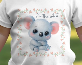 Soy la camiseta para bebé Koala más linda: ¡Difundiendo la ternura de los koalas!