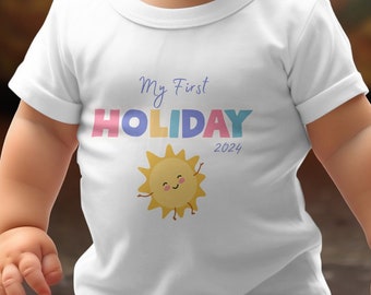 My First Holiday Baby Tee: Commemorating Precious Moments with Your Little One!