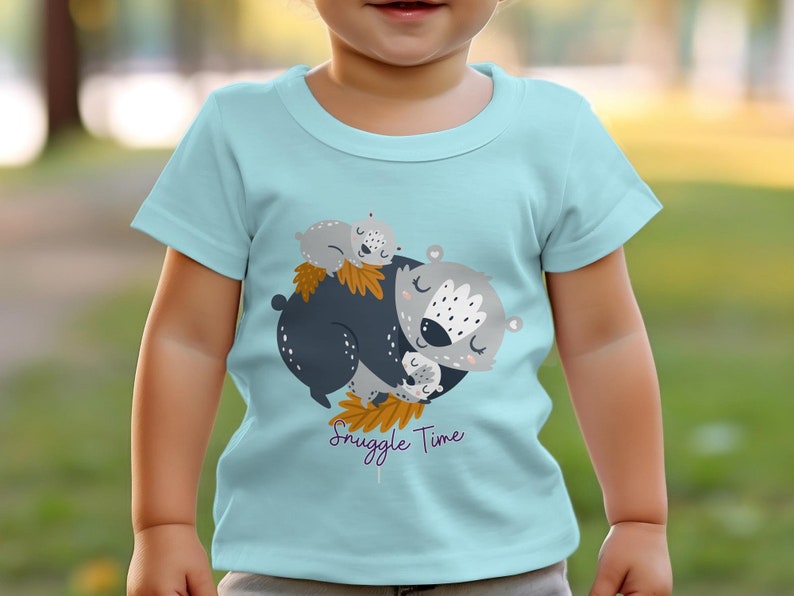 T-shirt bébé blaireau : des câlins douillets avec un ami de la forêt image 3