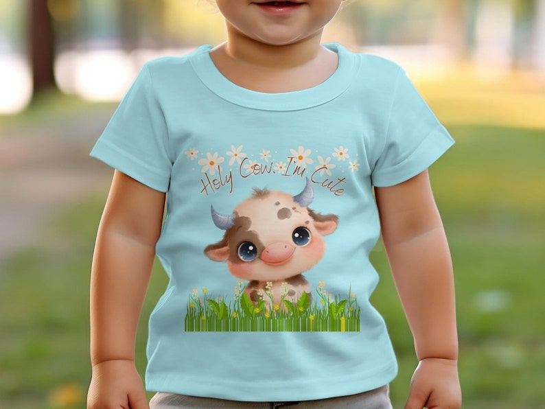 T-shirt bébé vache sacrée : vous pouvez être adorable image 3