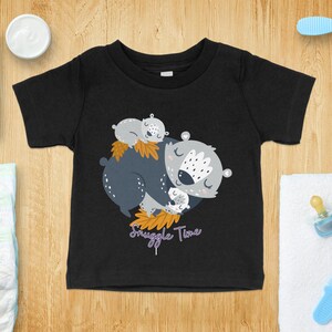 T-shirt bébé blaireau : des câlins douillets avec un ami de la forêt image 4