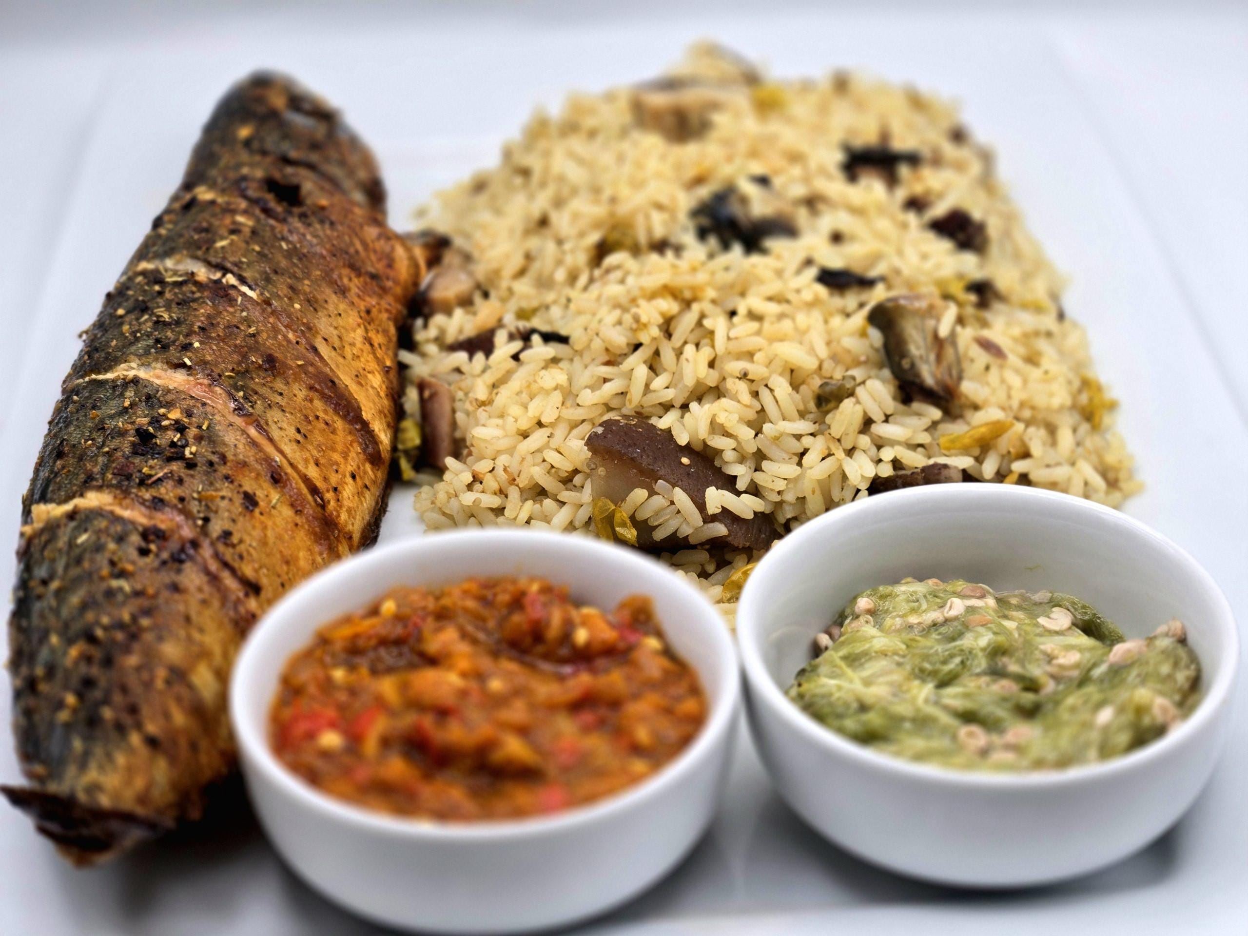 Liberian Dry Rice & Baked Tilapia | African Dry Rice | African Food ...