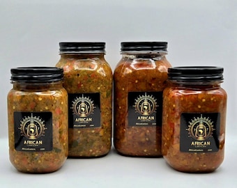 Liberian Fried Pepper Sauce | 16/32oz jar | Fried Pepper | African Pepper Sauce |