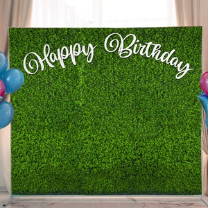 Faux Grass Wall Backdrop: Green Plant Panel, Baby Shower Decor