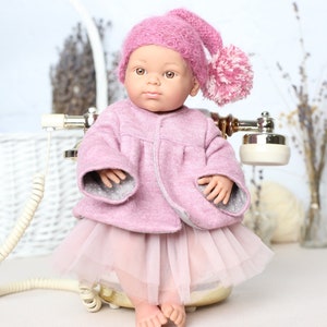 Minikane doll clothes. 9 pieces set for 32 cm dolls. Minikane doll clothes. Outfit for Miniland doll