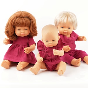 Minikane doll clothes. 13-15 inches 34-38 cm Miniland doll clothes, fits for Paola Reina Minikane. Doll summer outfit