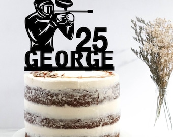 Black Birthday Candles Number 5 Candle With 6pcs Long Birthday Candles For Cake, 5