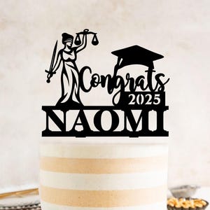 Lawyer cake topper, Law School Graduation Topper, Lawyer Graduation, Congrats Lawyer Cake Topper, Law Court,Judge Cake Topper Classs of 2025