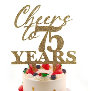 Birthday Cake Topper - Cheers to... Cake Topper - 2 days delivery available