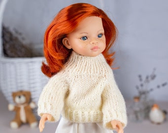 Paola Reina doll clothes. Sweater and pants for 32 cm Paola Reina Las Amigas doll. Paola Reina doll clothing. 12 inch doll clothes