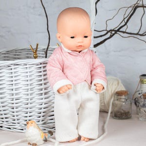 Miniland doll clothes. Minikane outfit - jacket, top and pants. Miniland 13 inch doll clothes, boy doll outfit