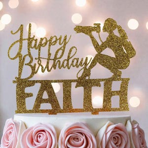 Photographer Birthday Cake Topper: Personalized Camera Party Decor