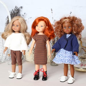 Paola Reina doll clothes. Set of 5 piece outfit for 12 inch Paola Reina Las Amigas doll. Paola Reina doll clothing. 12 inch doll clothes