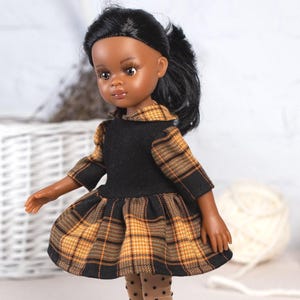 Paola Reina doll clothes. Dress and stockings for 32 cm Paola Reina Las Amigas doll. Paola Reina doll clothing. 12 inch doll clothes