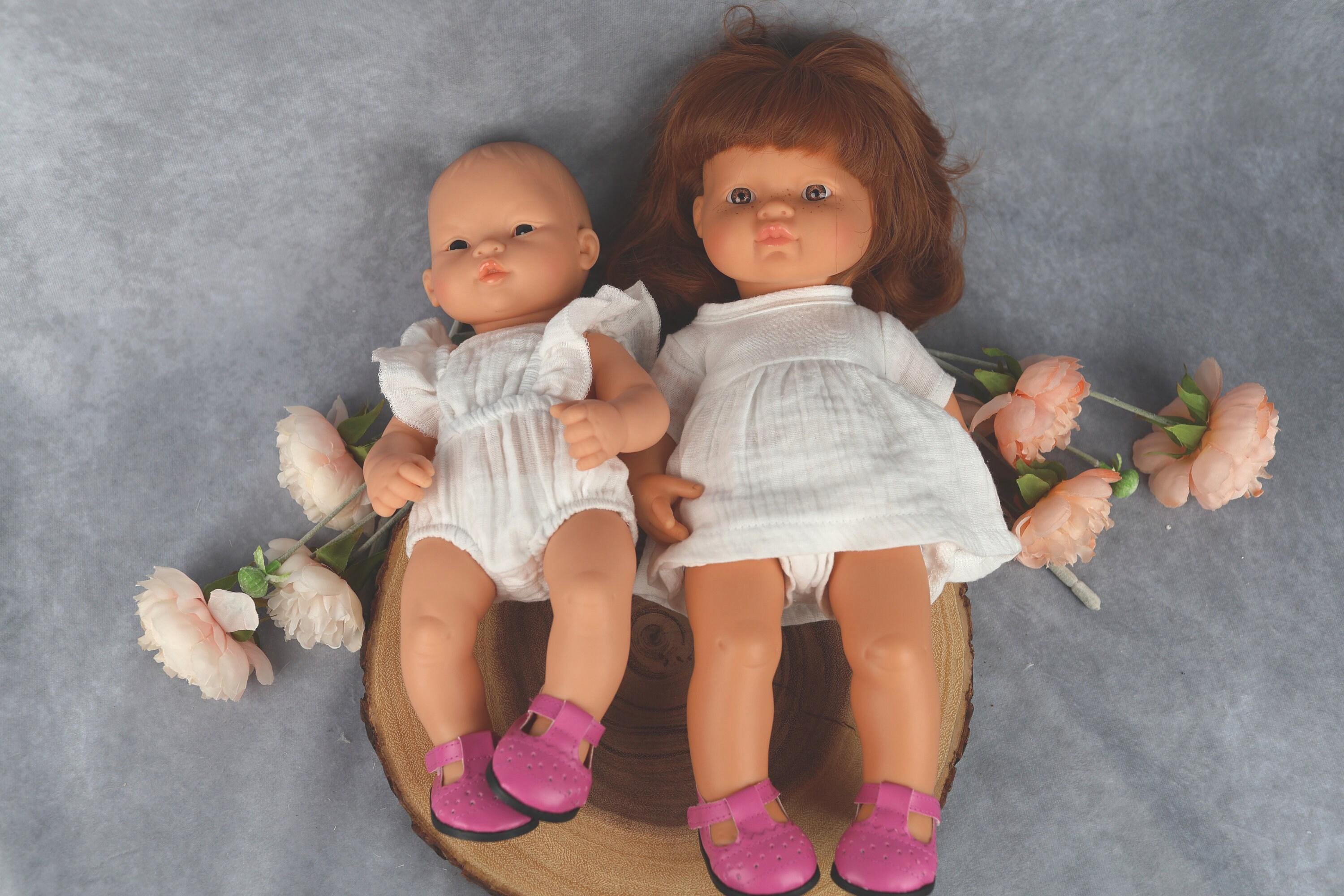 ピンクのドールシューズ：ミニランド＆パオラ・レイナ 13～15インチ