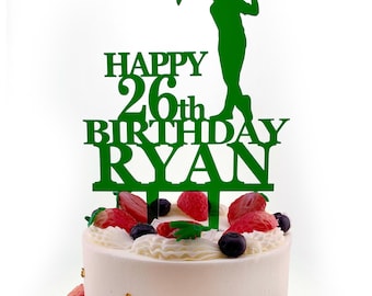Golfing Cake Topper, Male Golfer Birthday Cake Topper, Golf Player Birthday Decoration, Golfing Cake Topper, Male Golfer Gift for Birthday