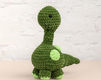 緑のかぎ針編み恐竜編みぐるみ：手作りぬいぐるみギフト - Etsy 日本