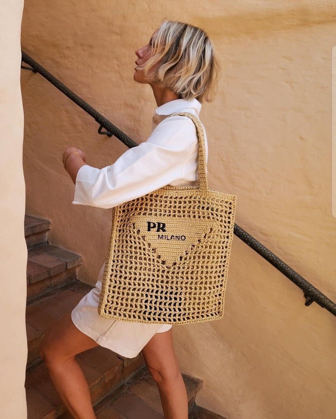 Prada Beach Bag Etsy Canada