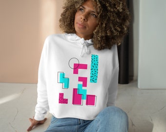 Sudadera con capucha corta, tetris