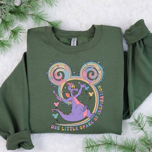 Disney Figment Shirt, One Little Spark Of Inspiration Sweatshirt, Epcot Figment Shirt, Disney World Shirt, Disneyland Matching Shirt
