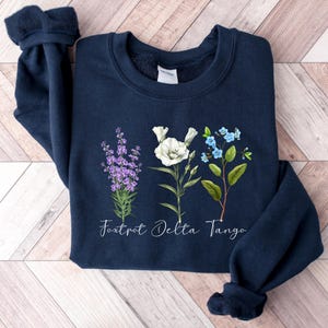 Foxtrot Delta Tango Donald Trump Flower Shirt, Anti Republican Shirt, Political Sweatshirt, FTD Shirt, Anti Trump Tee, Subtle Anti President