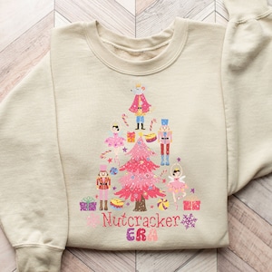 Nutcracker Era Sweatshirt, Sugar Plum Fairy Shirts, Winter Sweatshirt, Nutcracker Ballet Sweatshirt,  Christmas Party Sweater,Ballerina Tees