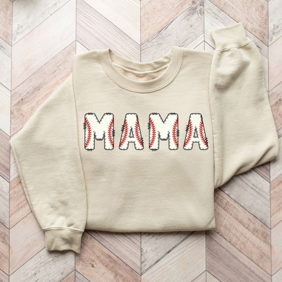 Womens Baseball Cew Neck Sweatshits - Etsy