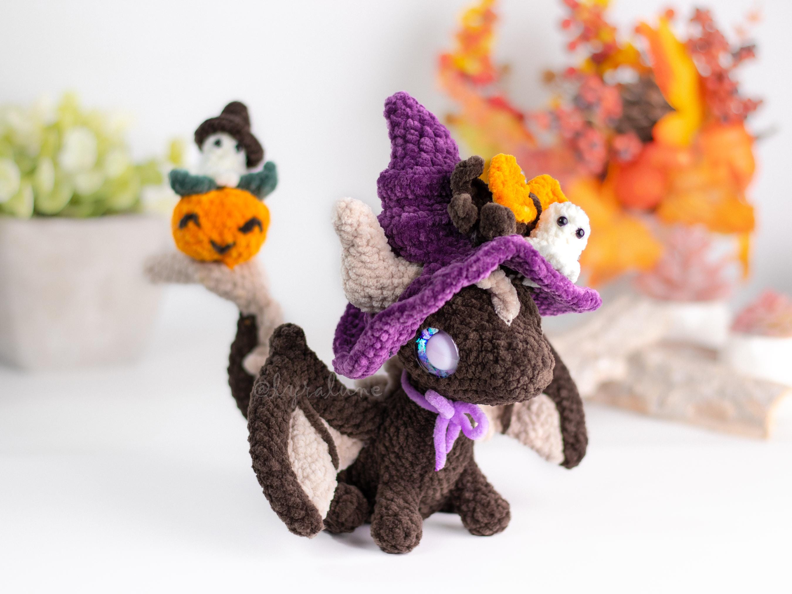 30 Witchy Crochet Patterns for Spooky, Celestial, and Gothic Makes 22 Witchy Dragon Amigurumi Crochet Pattern