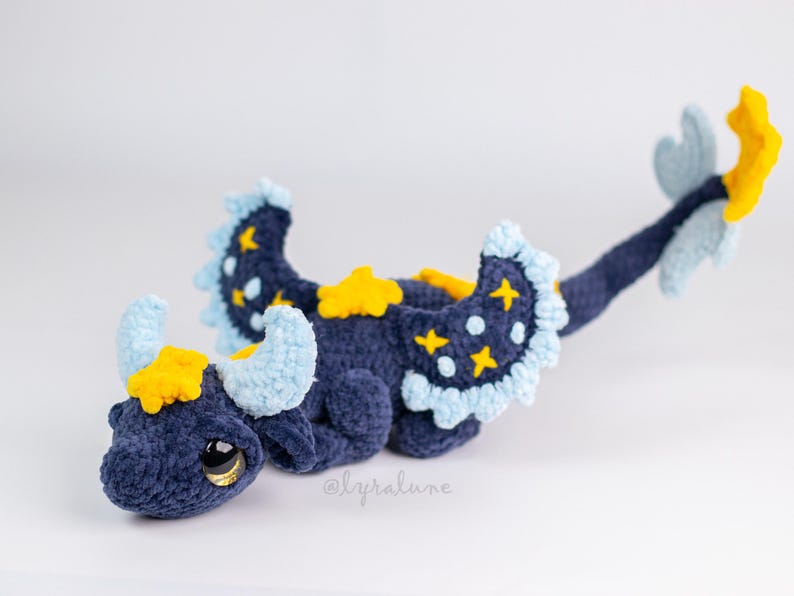 Noctis the Celestial Dragon Amigurumi Crochet Pattern US Terms PDF image 5