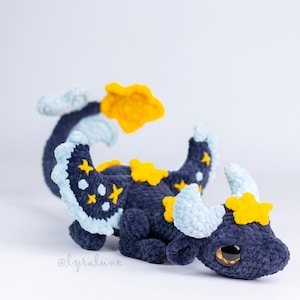 Noctis the Celestial Dragon Amigurumi Häkelanleitung US AGB PDF
