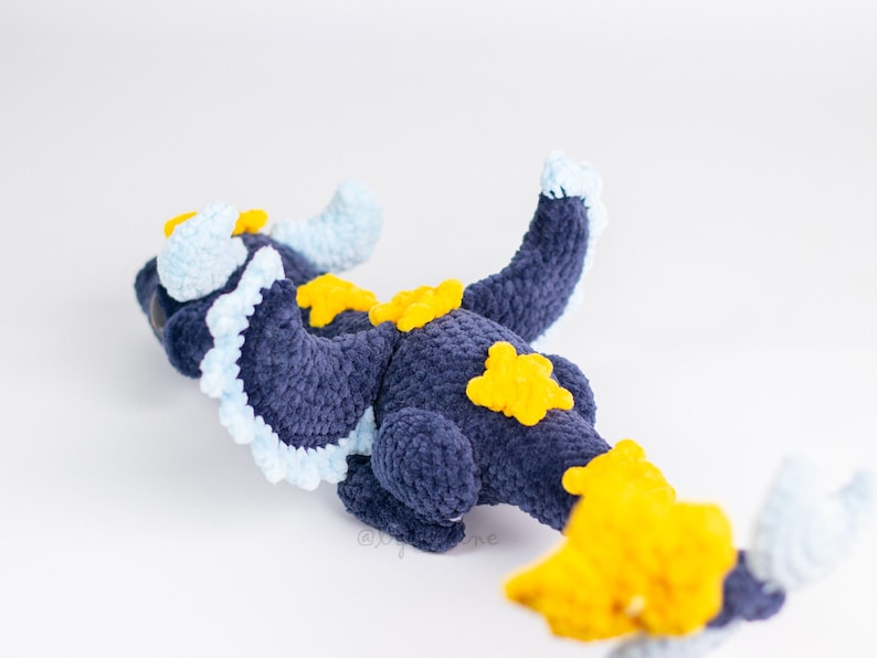 Noctis the Celestial Dragon Amigurumi Crochet Pattern US Terms PDF image 6
