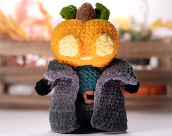 Headless Horseman Amigurumi Crochet Pattern • US terms PDF