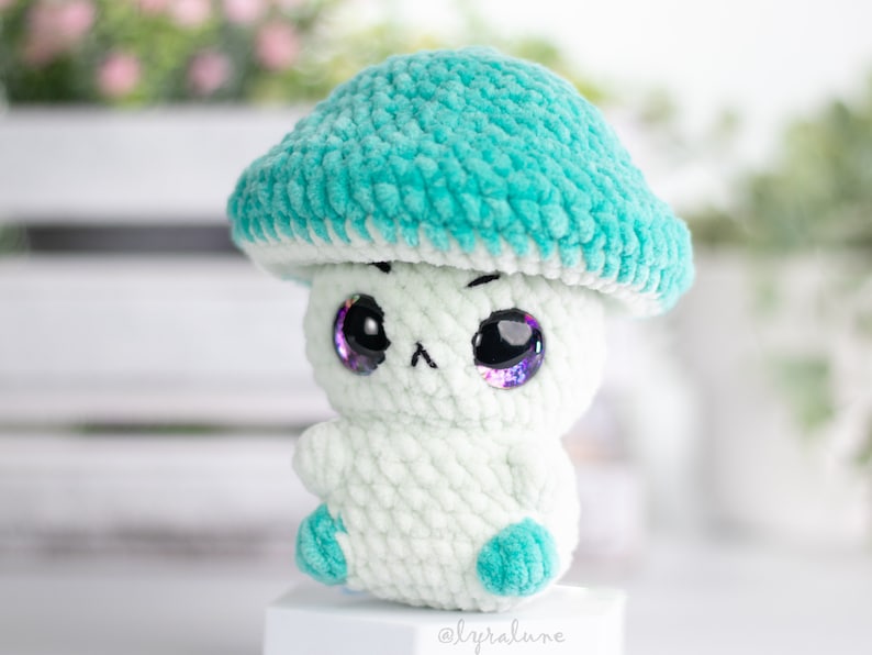 Mushroom Trio No-sew Amigurumi Crochet Pattern US terms PDF zdjęcie 5