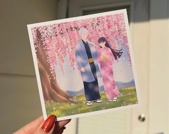 My Happy Marriage Anime Fanart Mini Print
