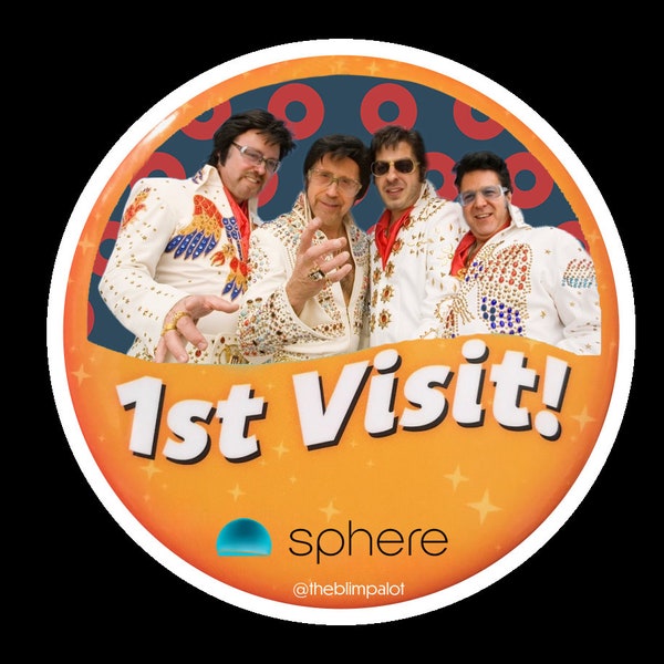 1st Visit to the Sphere Badge/Sticker - Phish
