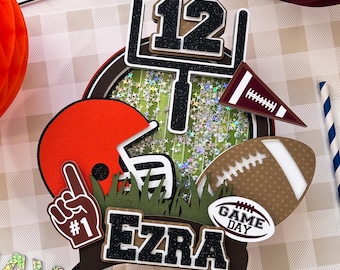 Football Birthday Cake Topper