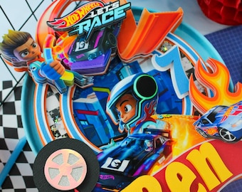 Hot Wheels Let’s Race Birthday Boy Cake Topper