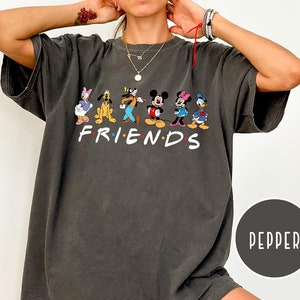 Comfort Colors Disney Friends Shirt, Disneyworld Shirt, Mickey and Friends Shirt, Disneyland Shirt, Disney Kids Shirt, Family Trip Shirt