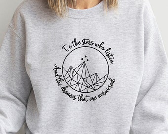 Acotar Velaris Sweatshirt, SJM Sweatshirt, Acotar Sweatshirt, The Night Court Sweatshirt, Velaris City of Starlight, Unisex Sweatshirt