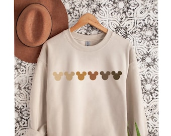 Mickey Sweatshirt, Mickey Colors Sweatshirt,Mickey Ombre Sweatshirt,Mickey Sweater,Disneyland Shirt,Disney Crewneck Shirt,Mickey Youth Shirt