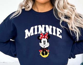 Disney Crewneck Sweatshirt, Vintage Minnie Sweatshirt, Disneyland Shirt, Family Disney Shirt, Group Disney Shirt, Disney Trips Sweatshirt